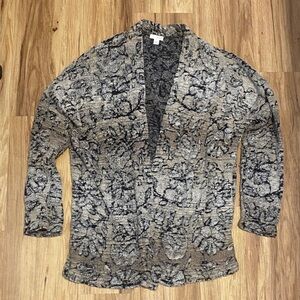 J. Jill Open Front Cardigan